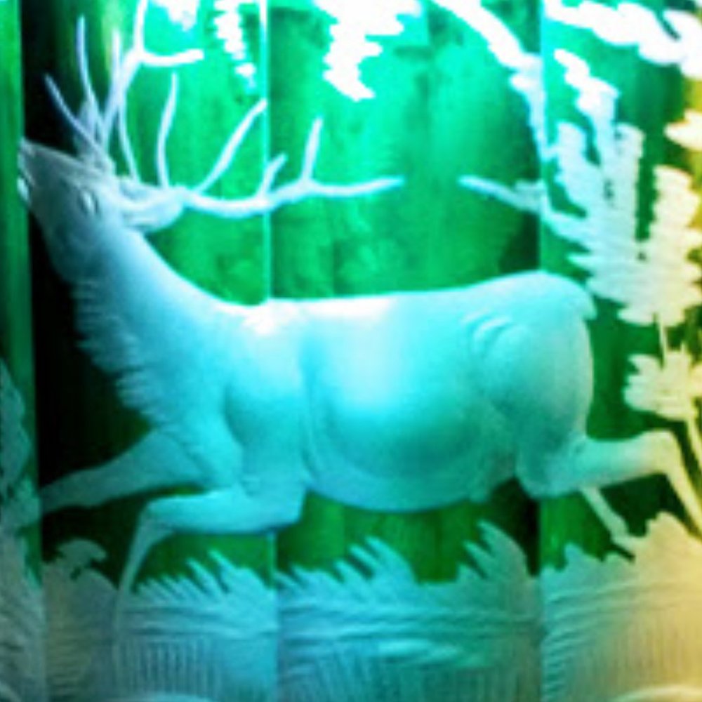 Egermann glassworks 1850's Made in Novy Bor, Halda